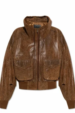 R13 BROWN Leather jacket