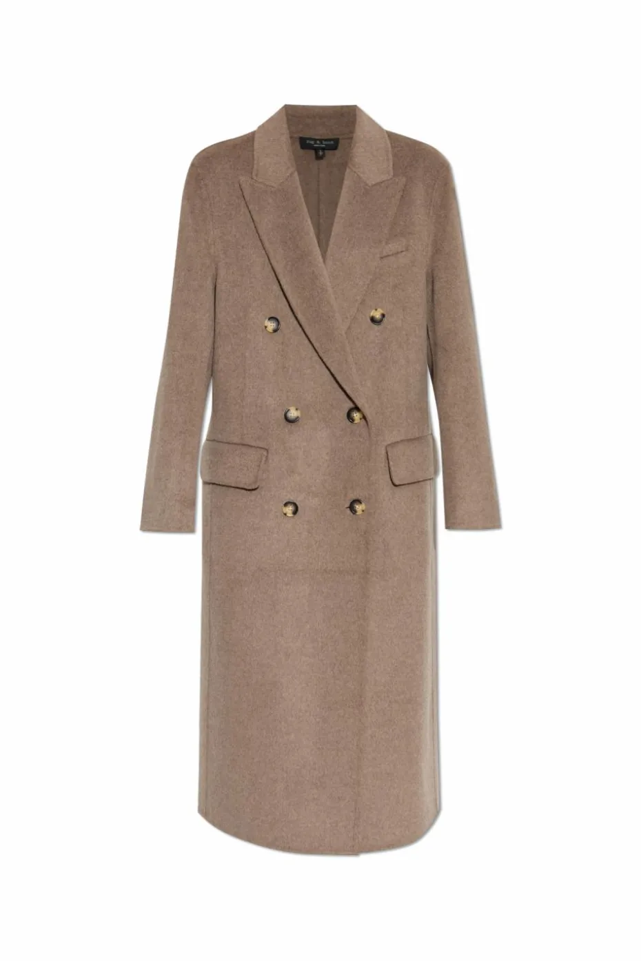 Rag & Bone beige Double-breasted coat