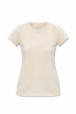 Rag & Bone beige T-shirt in organic cotton
