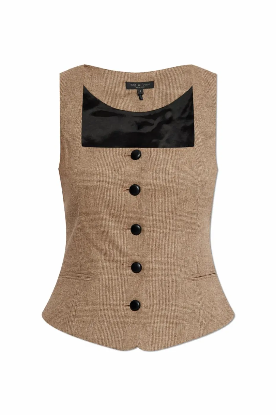 Rag & Bone beige Wool Vest Mariana