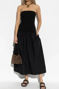 Rag & Bone BLACK Off-shoulder dress
