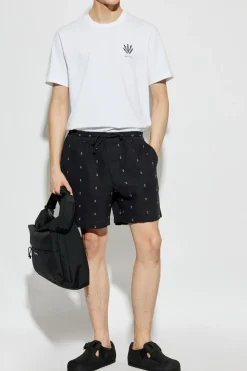 Rag & Bone BLACK Shorts with pockets
