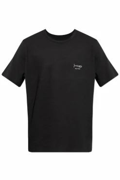 Rag & Bone BLACK T-shirt with logo