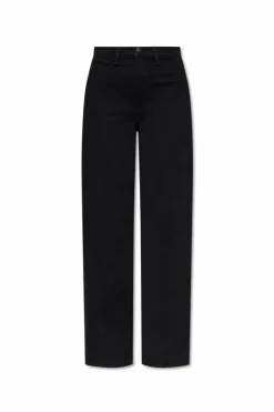 Rag & Bone BLACK Wide-Leg Jeans