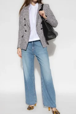 Rag & Bone BLUE ‘Audrey’ wide leg jeans