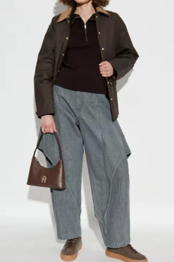 Rag & Bone BROWN Jacket with corduroy collar