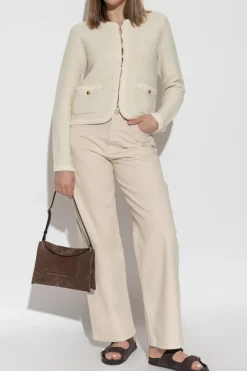 Rag & Bone cream Cardigan with pockets