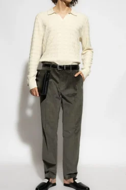 Rag & Bone cream Long sleeve polo