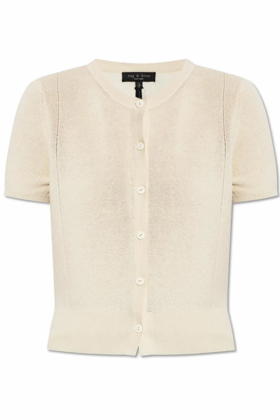 Rag & Bone cream Short-sleeved cardigan