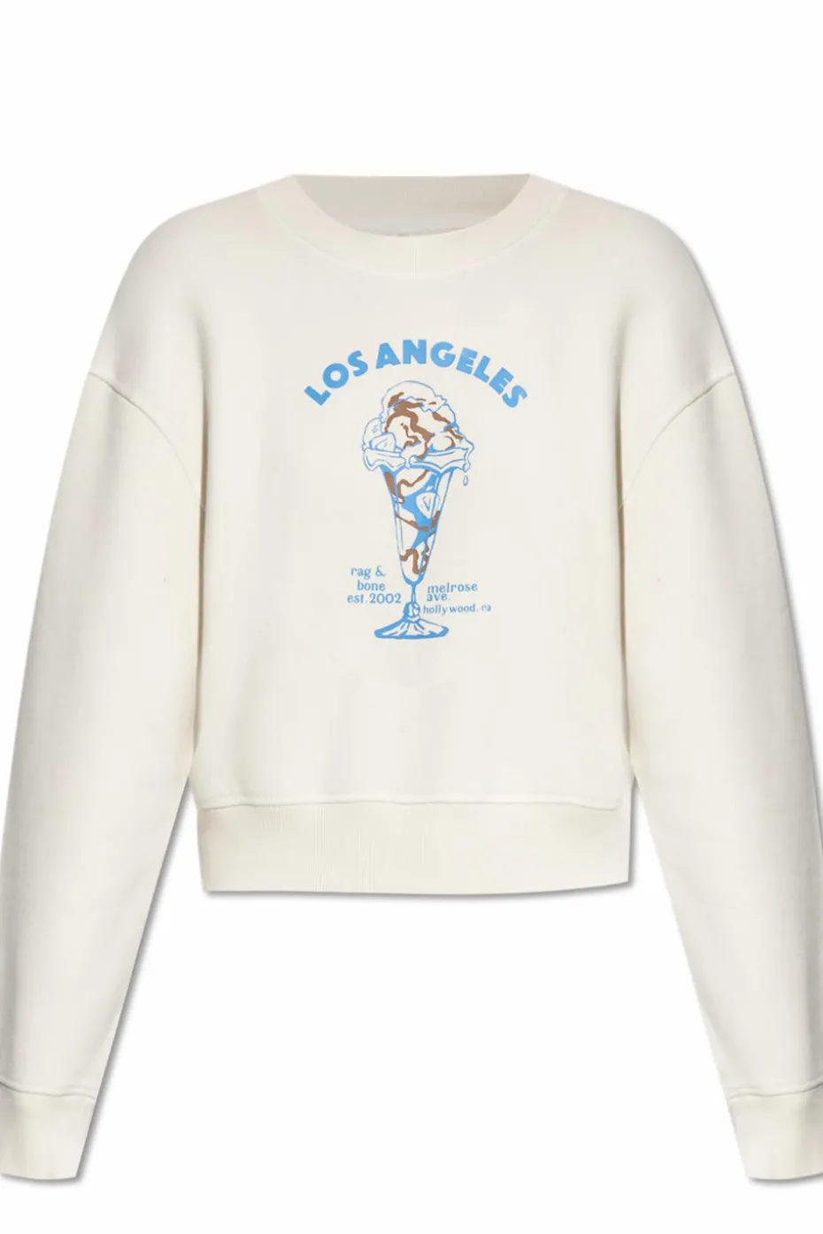 Rag & Bone cream Sweatshirt with print