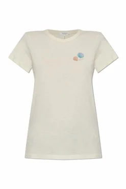 Rag & Bone cream T-shirt with print