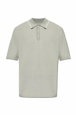 Rag & Bone GREY Polo with logo patch