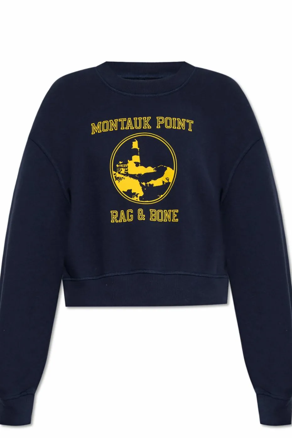 Rag & Bone NAVY BLUE Sweatshirt with print