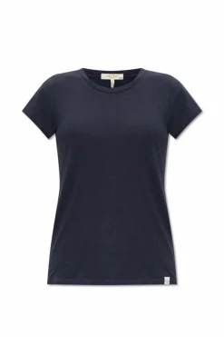 Rag & Bone NAVY BLUE T-shirt in organic cotton