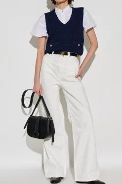 Rag & Bone WHITE Draped top