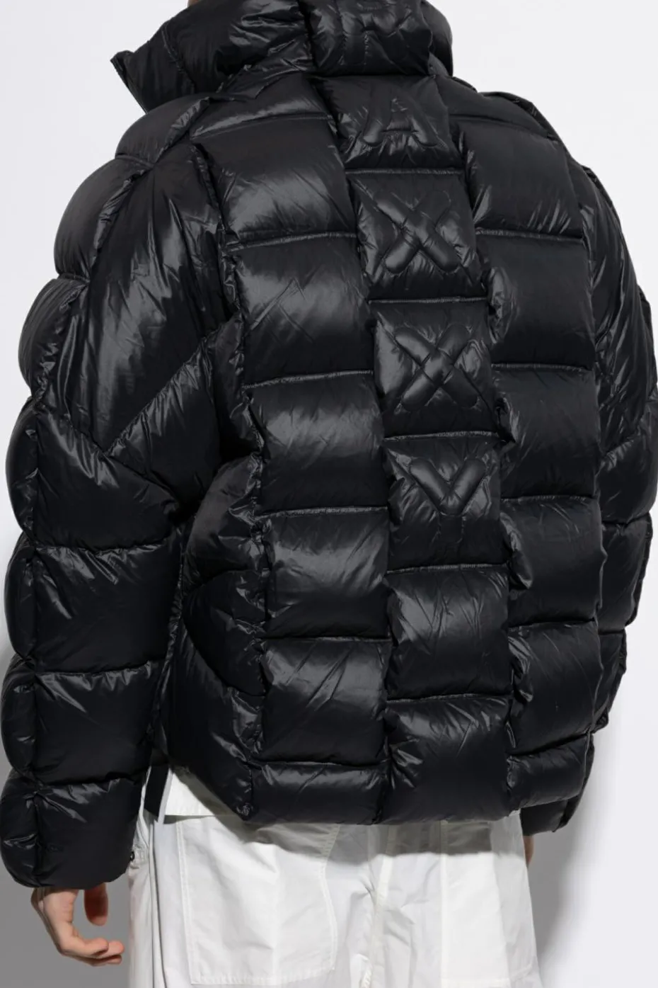 RAXXY BLACK Down jacket with hood