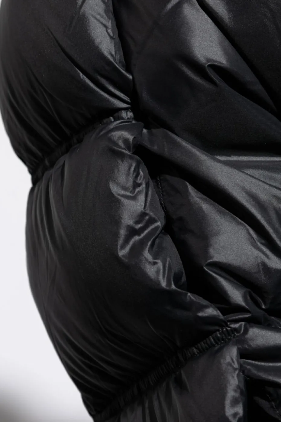 RAXXY BLACK Down jacket with hood