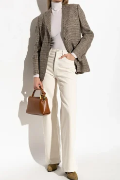 RE/DONE cream Straight-leg jeans