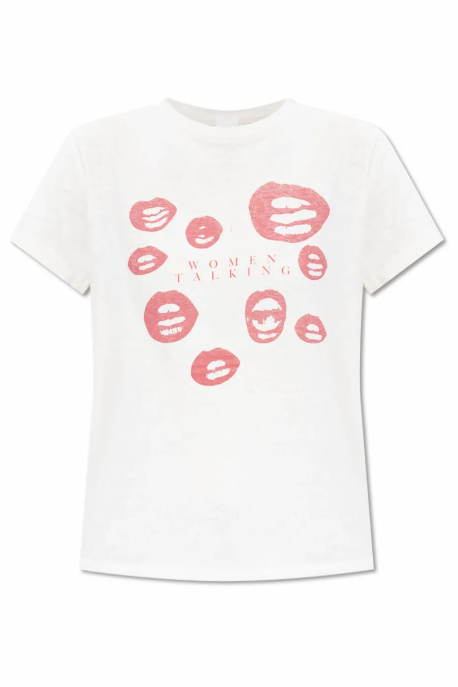 RE/DONE WHITE T-shirt with print
