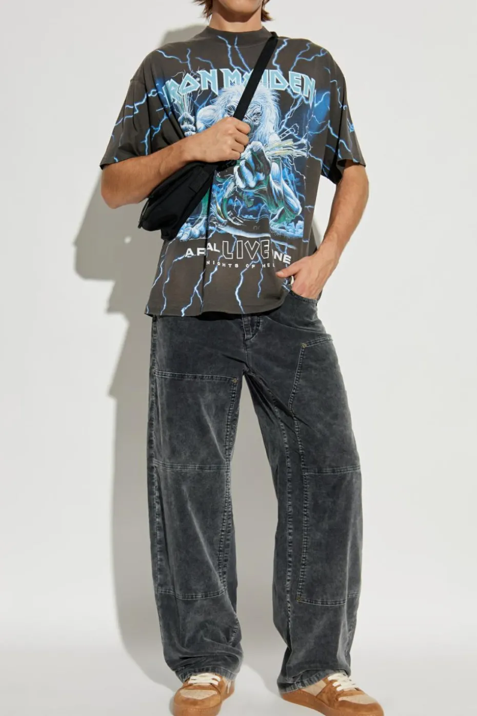 Represent GREY T-shirt with print