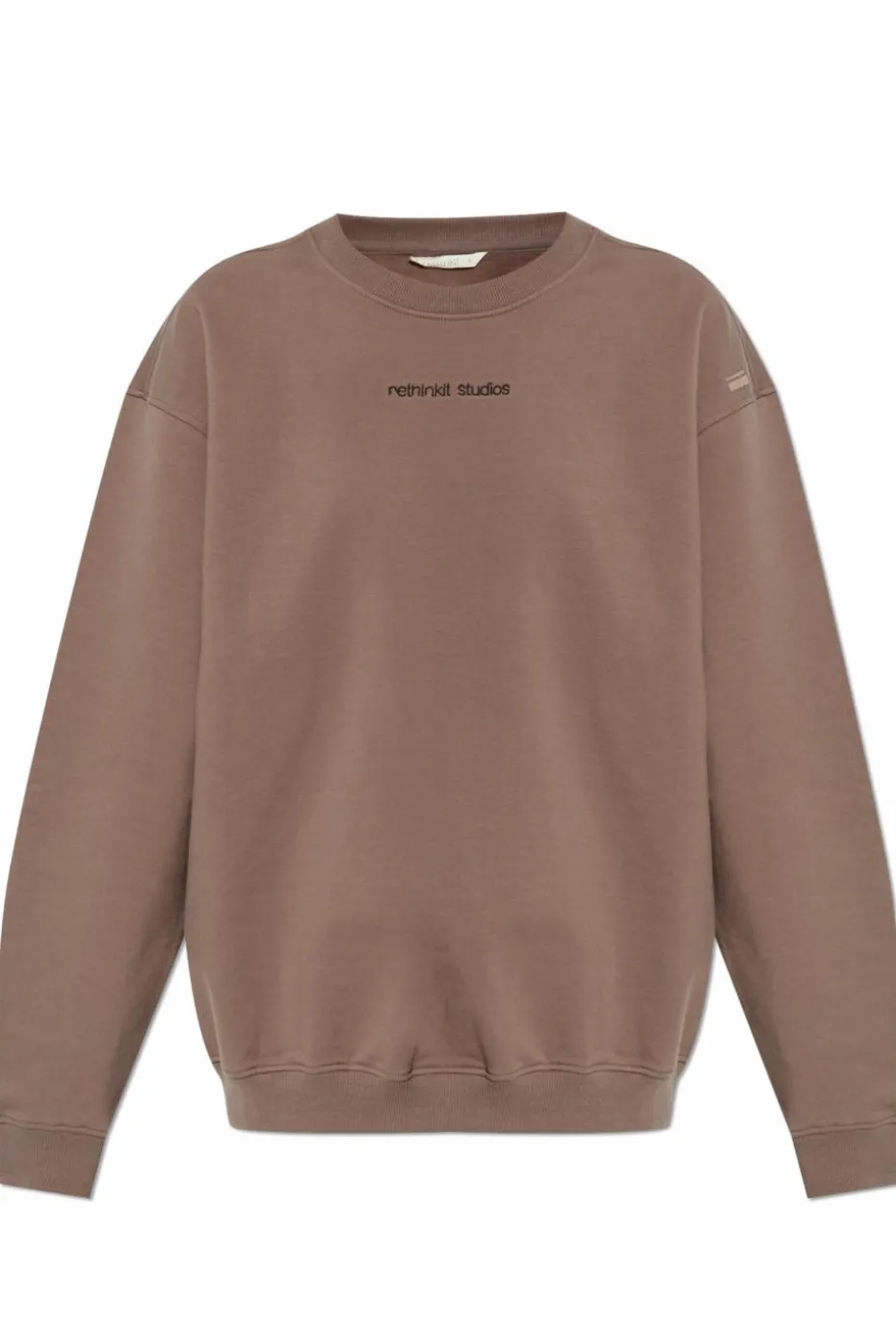 Rethinkit Studios BROWN Sweatshirt with embroidered logo