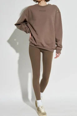 Rethinkit Studios BROWN Sweatshirt with embroidered logo
