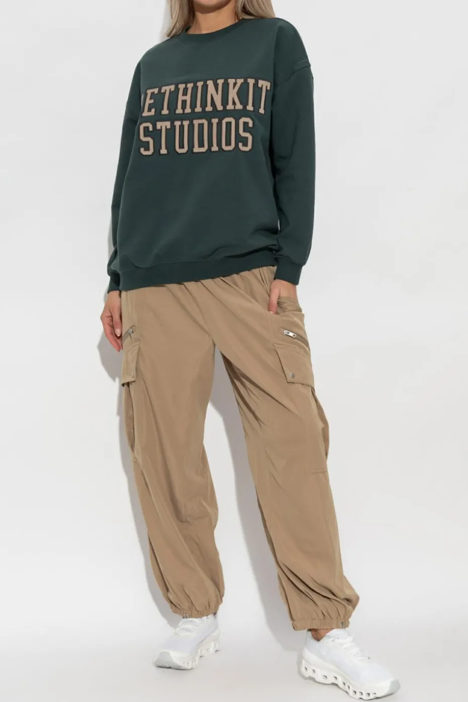 Rethinkit Studios GREEN Sweatshirt with logo