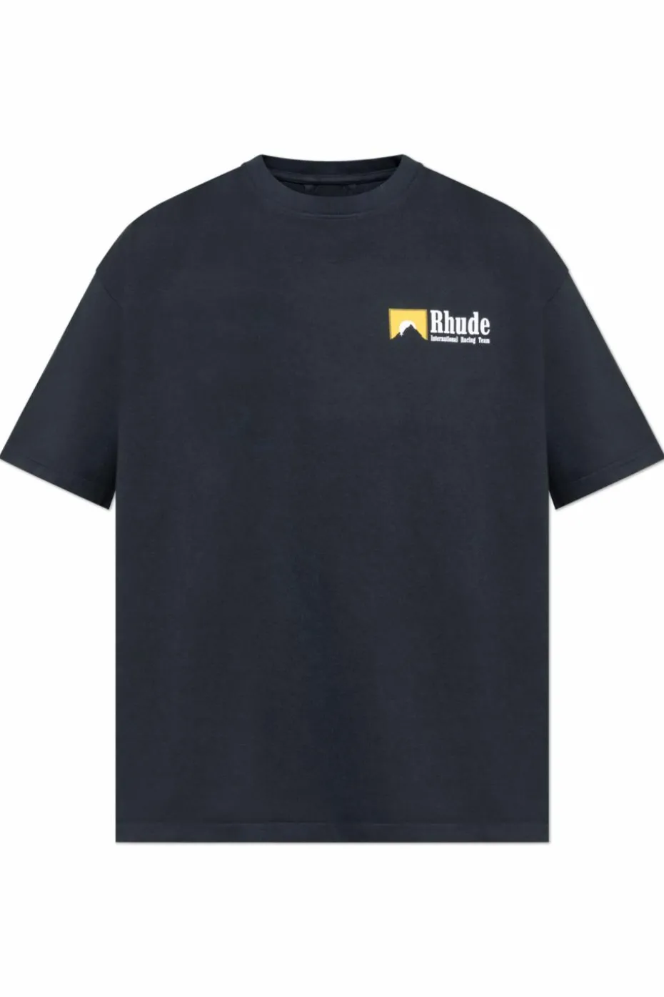 Rhude BLACK T-shirt with print