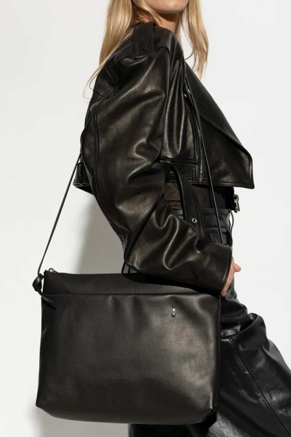 Rick Owens BLACK Big Adri Shoulder Bag