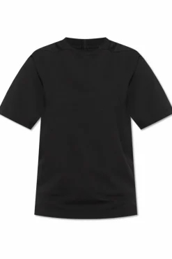 Rick Owens BLACK Cotton t-shirt with a crew neck