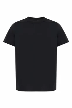 Rick Owens BLACK Cotton T-shirt with round neckline