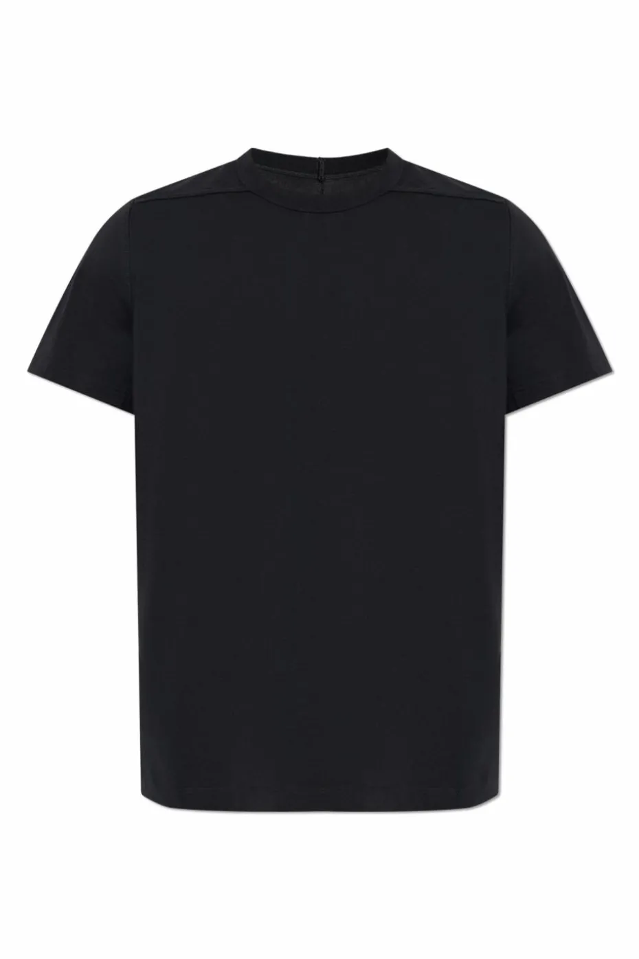 Rick Owens BLACK Cotton T-shirt with round neckline