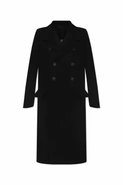 Rick Owens BLACK Double-breasted coat
