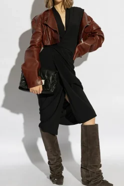 Rick Owens BLACK Dress Wrap