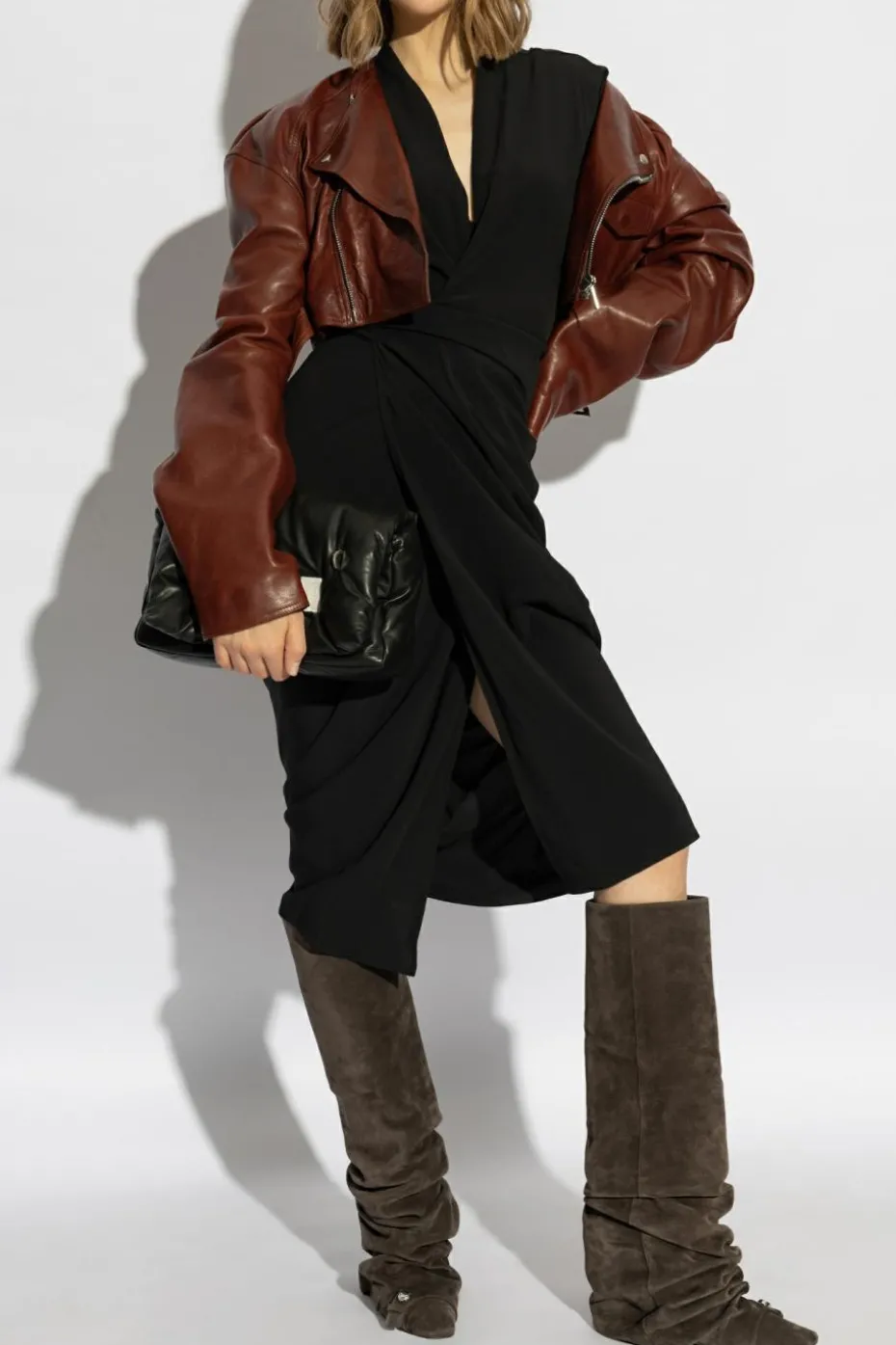 Rick Owens BLACK Dress Wrap