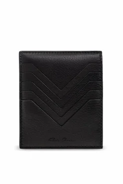Rick Owens BLACK Leather card holder
