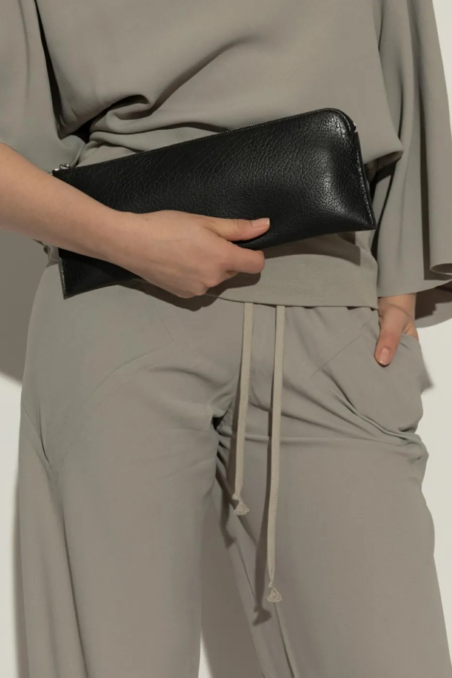 Rick Owens BLACK Leather handbag