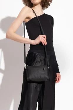 Rick Owens BLACK Leather bag `Small Adri`
