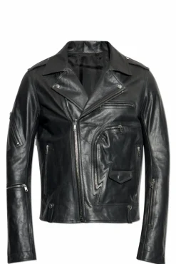 Rick Owens BLACK Leather jacket Bauhaus Stooges
