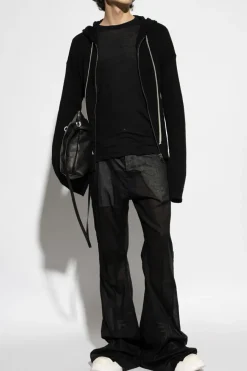 Rick Owens BLACK Long sleeve T-shirt Level LS