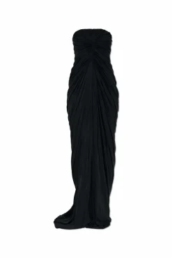 Rick Owens BLACK Off-shoulder dress