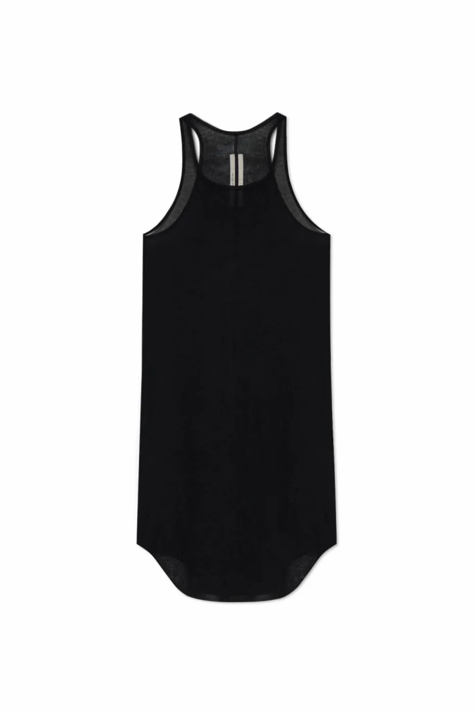 Rick Owens BLACK Ribbed sleeveless top