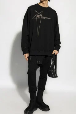 Rick Owens BLACK Rick Owens x Champion