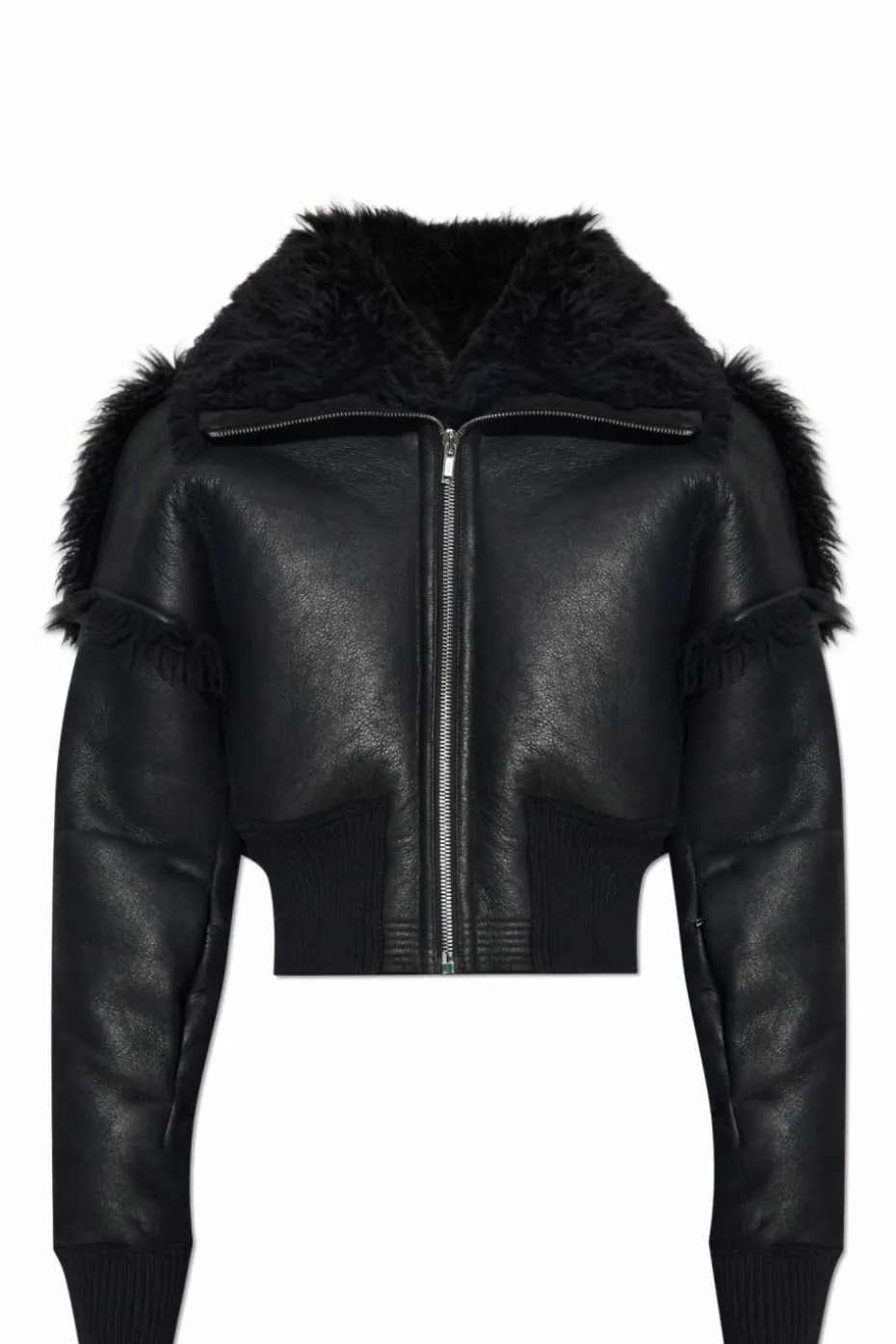 Rick Owens BLACK Shearling coat