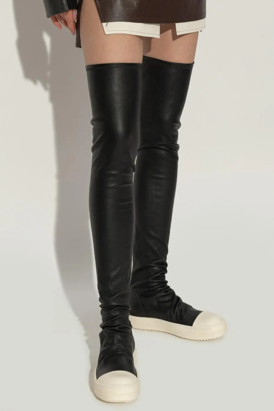 Rick Owens BLACK Shoes High Stocking Sneaks