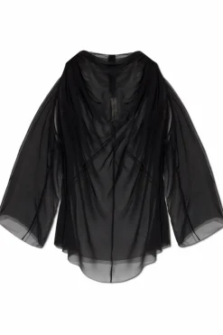 Rick Owens BLACK Silk top Claudette