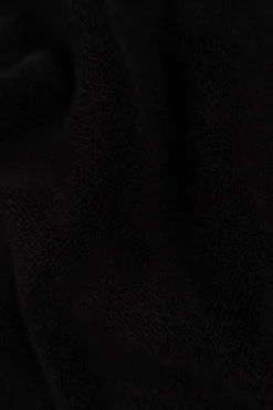 Rick Owens BLACK Towel with logo