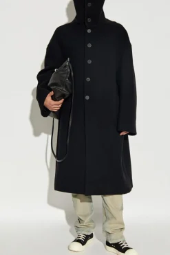 Rick Owens BLACK Wool coat