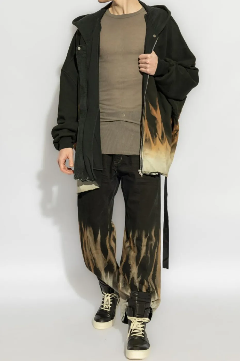 Rick Owens BROWN Long Sleeve T-shirt