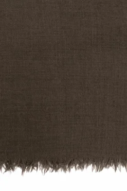 Rick Owens BROWN Scarf with fringes